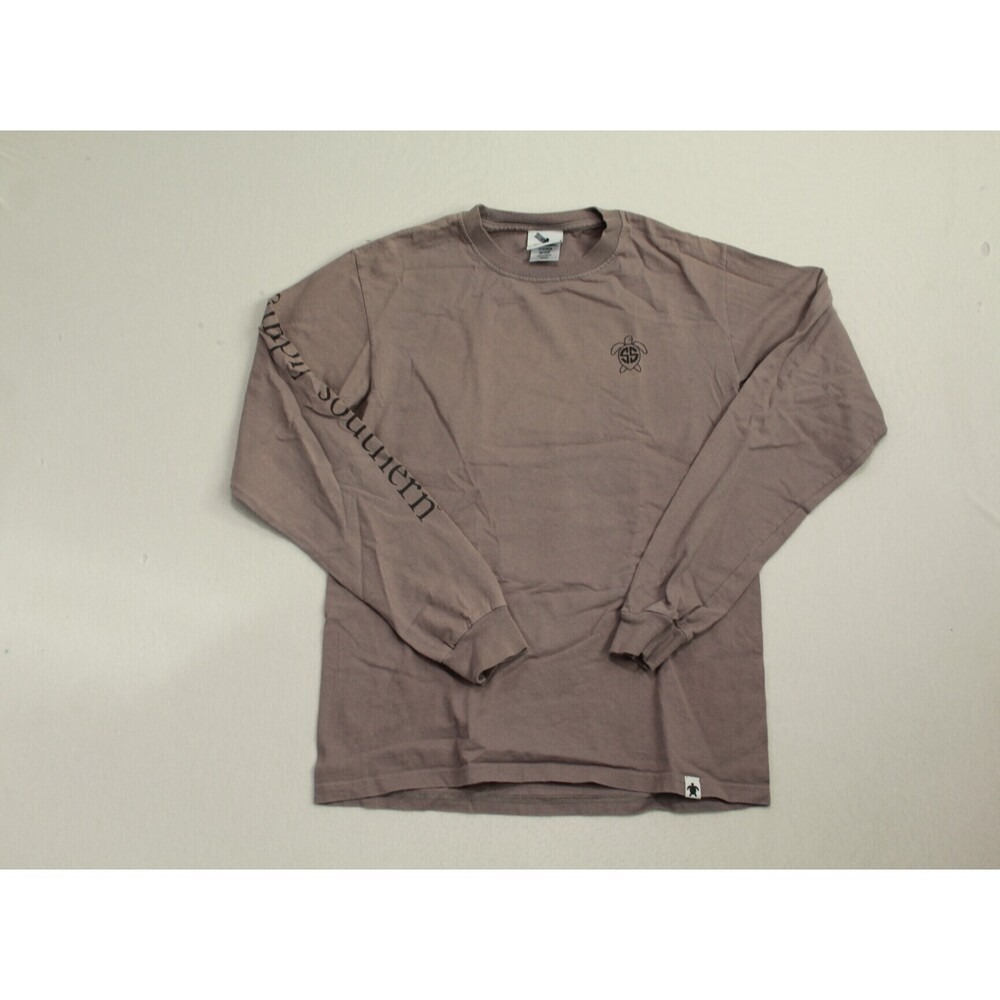 Simply Southern Men Gray Shirt Long Sleeve Casual Size Small